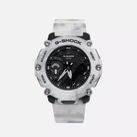 Наручные часы CASIO G-SHOCK GA-2200GC-7AER Snow Camo белый, Размер ONE SIZE