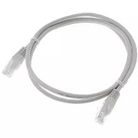 Патч-корд 18-1002 RJ45-RJ45 UTP кат.5е 1м серый Rexant (8 шт. в комплекте)