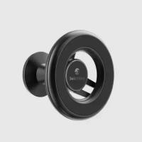 Держатель автомобильный SwitchEasy MagMount Black для iPhone 12, черный, на приборную панель