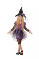 Батик Карнавальный костюм для девочек – Ведьмочка, размер 110-56