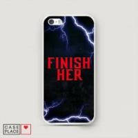 Чехол Силиконовый на iPhone 5/5S/SE Finish Her