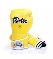 Боксерские перчатки Fairtex BGV6 Жёлтые (14 унций)