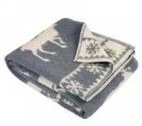 Одеяло тканое Ярослав 190х205, шерстяное, 100% шерсть мериноса