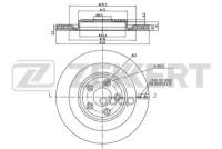 Диск Торм. Задн. Jaguar S-Type (X200) 04- Xf (X250) 08- Xj (X350 X351) 03- Xk (X150) 06- Zekkert арт. bs-5438