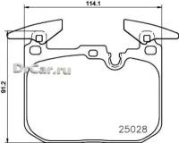 BREMBO Колодки тормозные FR BMW 3 F30/F80 11-