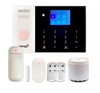 Комплект GSM/WiFi охранной сигнализации GINZZU HS-K04WL