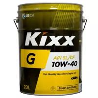 KIXX L5316P20E1 Масло моторное KIXX G SL/CF 10W-40 полусинтетическое 20 л L5316P20E1