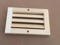 Вентилляционная решетка малая из липы для парной бани и сауны