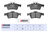 Колодки тормозные Ford Focus II 04-, III 11-; Mazda 3 (BK, BL) 03-14, Volvo S40 04- задние Marshall