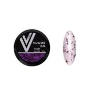 Гель с сухоцветами Flowers Violet Vogue Nails 10 мл