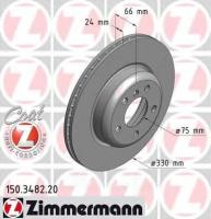 Диск Тормозной Передний Bmw F10 Бмв Zimmermann арт. 150348220