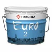 Tikkurila Тиккурила Euro 2 краска белая 9л