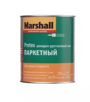 Лак Marshall Protex паркетный 90 алкидно-уретановый прозрачный, глянцевая, 0.75 л