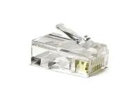 Коннектор Hyperline PLUG-8P8C-U-C6 Разъем RJ-45 8P8C категория 6