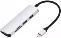 Адаптер 4 в 1 Type-C to USB 3.0 Hub SD/TF Card Reader