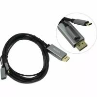 Кабель USB Type C DisplayPort Vcom CU422MCPD-1.8м