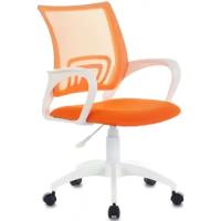 Кресло офисное Бюрократ CH-W695NLT оранжевый TW-38-3 TW-96-1 сетка/ткань крестовина пластик пластик белый