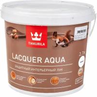 TIKKURILA EURO LACQUER AQUA лак интерьерный, антисептирующий, защитный, матовый 2,7 27365