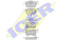 181592_Колодки Дисковые Передние! Opel Meriva 1.4-1.7Dti 03># Icer арт. 181592