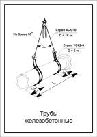 Россия Схема «Трубы железобетонные» (300х400 мм)