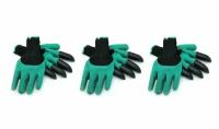 Garden Genie Gloves Садовые перчатки С когтями, универсальные, 1 пара, 3 упаковки
