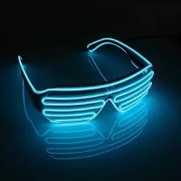 Светящиеся LED очки (Синий)