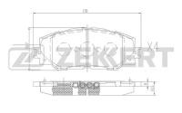 Колодки Торм. Диск. Передн. Toyota Auris (E150) 06- Corolla (E150 E170 E180) 06- Rav 4 (A40) 12- Zekkert арт. bs-2683