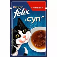 Felix Суп паучи для кошек с говядиной