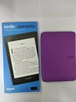 Электронная книга Amazon Kindle PaperWhite 2018 8Gb + обложка "фиолетовая"