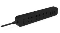 Удлинитель Xiaomi Mi Power Strip 3 розетки, 3 USB (XMCXB01QM) Black