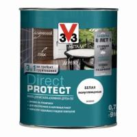 Эмаль V33 Direct Protect 113875, полуглянцевая, белая, 0.75л