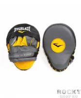 Лапы боксерские изогнутые Everlast Mantis Punch Mitt Everlast черно/желтый