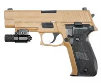 Страйкбольный пистолет WE SIG Sauer P-226 MK25 (6 мм, GBB, Gas, Tan)