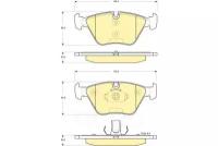 Колодки Тормозные Bmw E46 99-05/E83 04- Передние Girling арт. 6115312