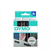 Лента Dymo D1 [S0720610/45021] для принтеров серии Label Manager (белый на черном, 12 мм, длина 7 м)