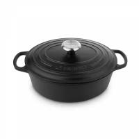 LE CREUSET Чугунная эмалированная утятница овальная, объем: 4,7 л, размер: 29 см, материал: чугун, цвет: черный 21178290000430