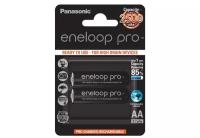 Аккумулятор Panasonic Eneloop Pro (BK-3HCDE/2BE), АА, 2500mAh, 2шт блистер