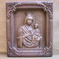 Резная икона миниатюрная «Пресвятая Богородица Скоропослушница»