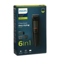 Philips Мультитриммер Philips MG3710/15, 6 в 1, для лица, 0.5-5 мм, АКБ, чёрный