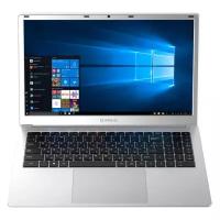 Ноутбук IRBIS NB249, 15.6", IPS, Intel Pentium J3710 1.6ГГц, 4ГБ, 128ГБ eMMC, Intel HD Graphics Windows 10, NB249, серебристый