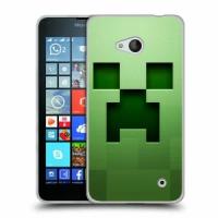 Дизайнерский пластиковый чехол для Microsoft Lumia 640 Minecraft