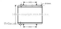 AVA Радиатор охлаждения Peugeot 307 308