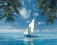 Плитка Ceradim Ocean Sailboat Панно из 2-х плиток 40x50