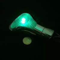 Ручка на кпп автомобиля универсальная декоративная со светодиодной подсветкой LED NEONSHIFT BL-902 GREEN