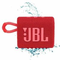 Портативная акустическая система JBL Go 3, красная