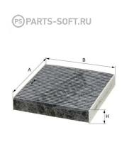 HENGST FILTER E3914LC Фильтр салона угольный DACIA LOGAN ll 12- \ RENAULT CAPTUR 13-, CLIO lV 12-