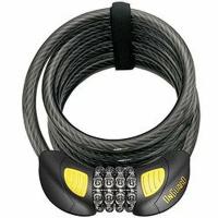 Велосипедный замок Onguard DOBERMAN GLO тросовый, кодовый с LED-подсветкой, 1850 х 12мм, 8031GL