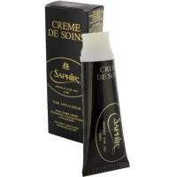 Крем для обуви из гладкой кожи, тюбик с губкой sphr1023 Creme De Soins, Saphir Medaille 75 мл, (4 цвета)