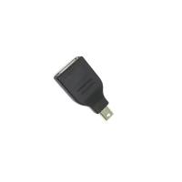 Конвертер Mini Display Port Male to DisplayPort Female / переходник miniDP /адаптер mini DP/совместим с Thunderbolt/ модель: EmiDP-DP черный