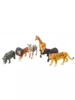Детская игрушка в виде диких животных 57168/2620/6D "Я играю в зоопарк" 6 видов штучно